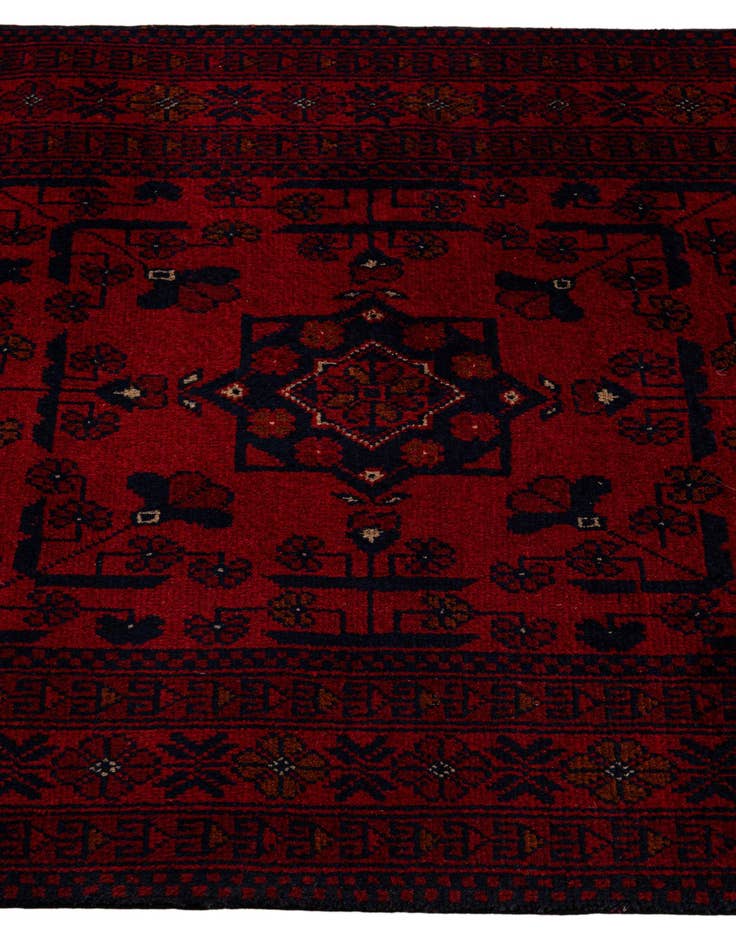 Detail image of 2' 9 x 9' 7 Hand Knotted Khal Mohammadi Wool Runner Rug