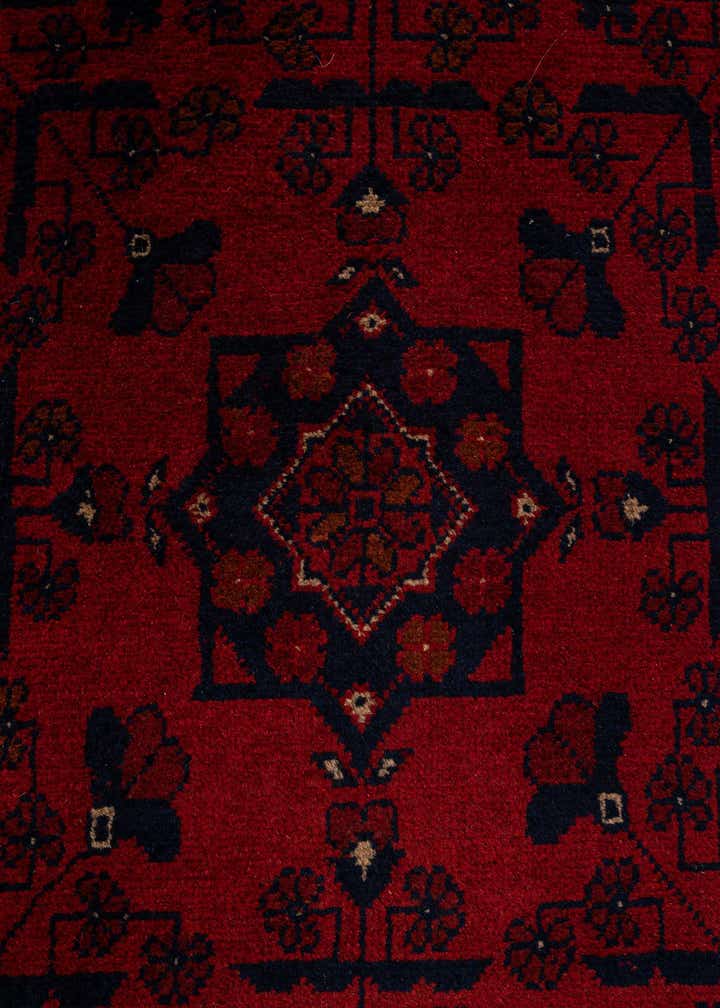 2' 9 x 9' 7 Hand Knotted Khal Mohammadi Wool Runner Rug