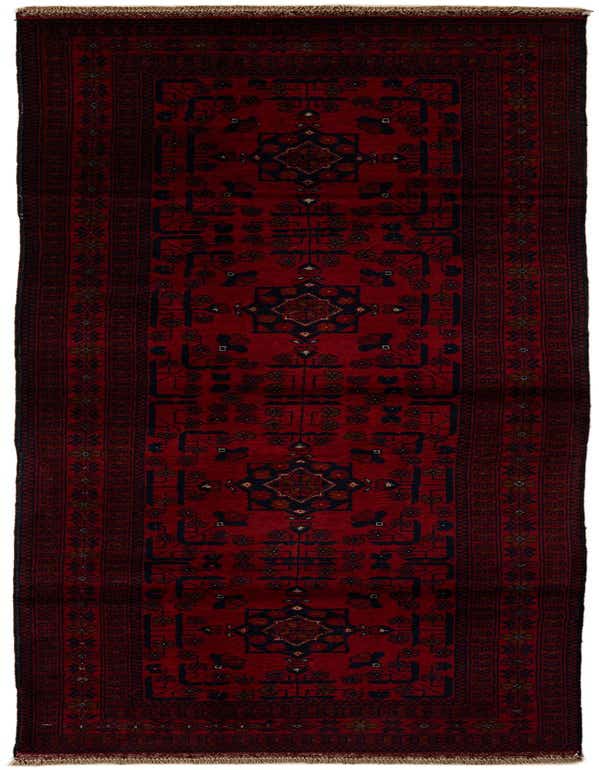 2' 9 x 9' 7 Hand Knotted Khal Mohammadi Wool Runner Rug