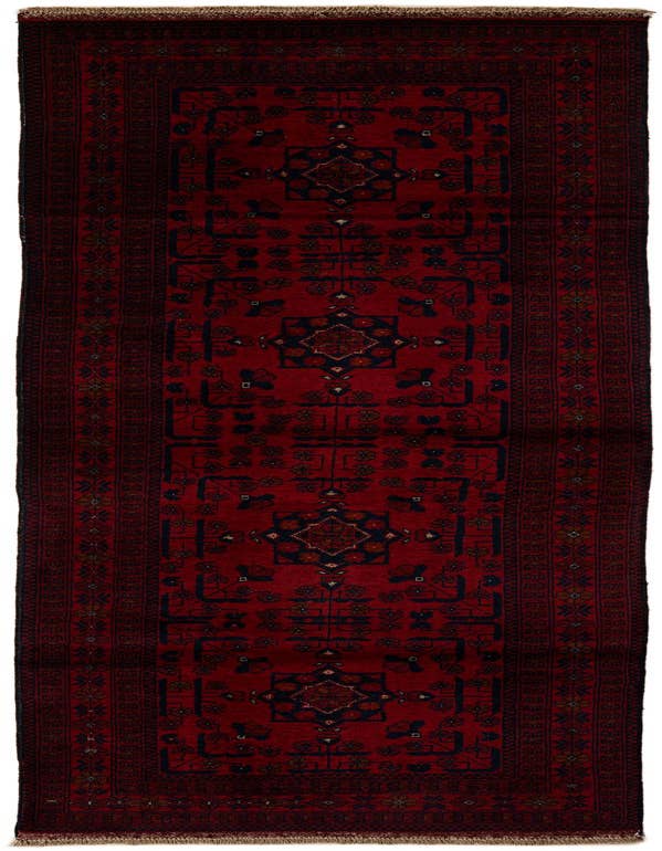 Detail image of 2' 9 x 9' 7 Hand Knotted Khal Mohammadi Wool Runner Rug