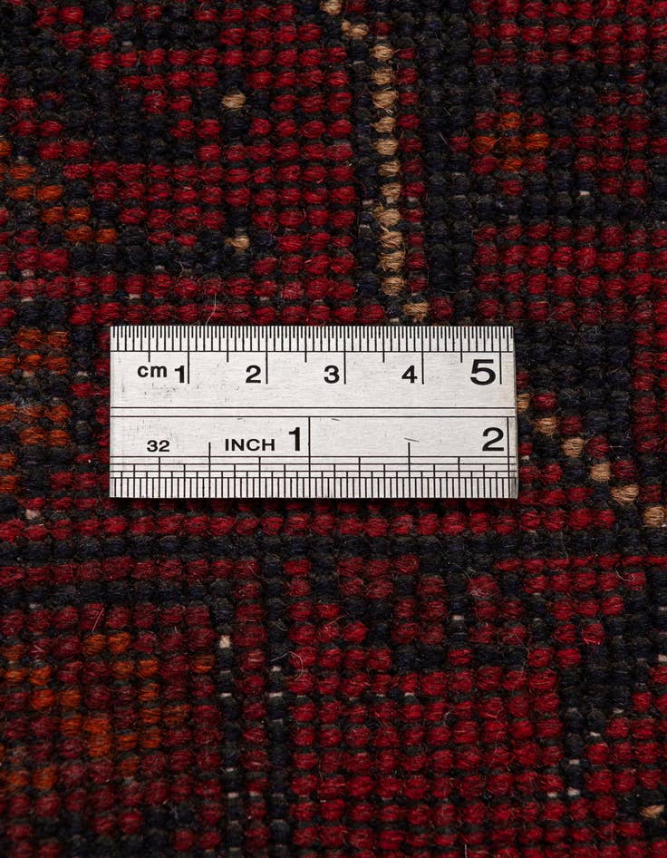 Detail image of 2' 7 x 9' 8  Hand Knotted Khal Mohammadi Wool Runner Rug