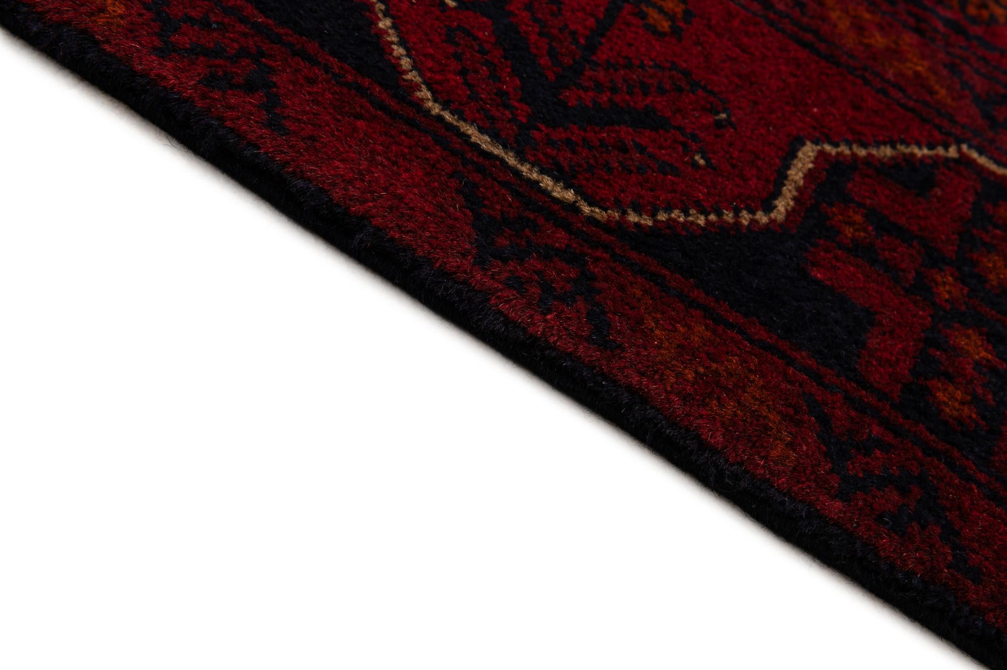 2' 7 x 9' 8 Hand Knotted Khal Mohammadi Wool Runner Rug