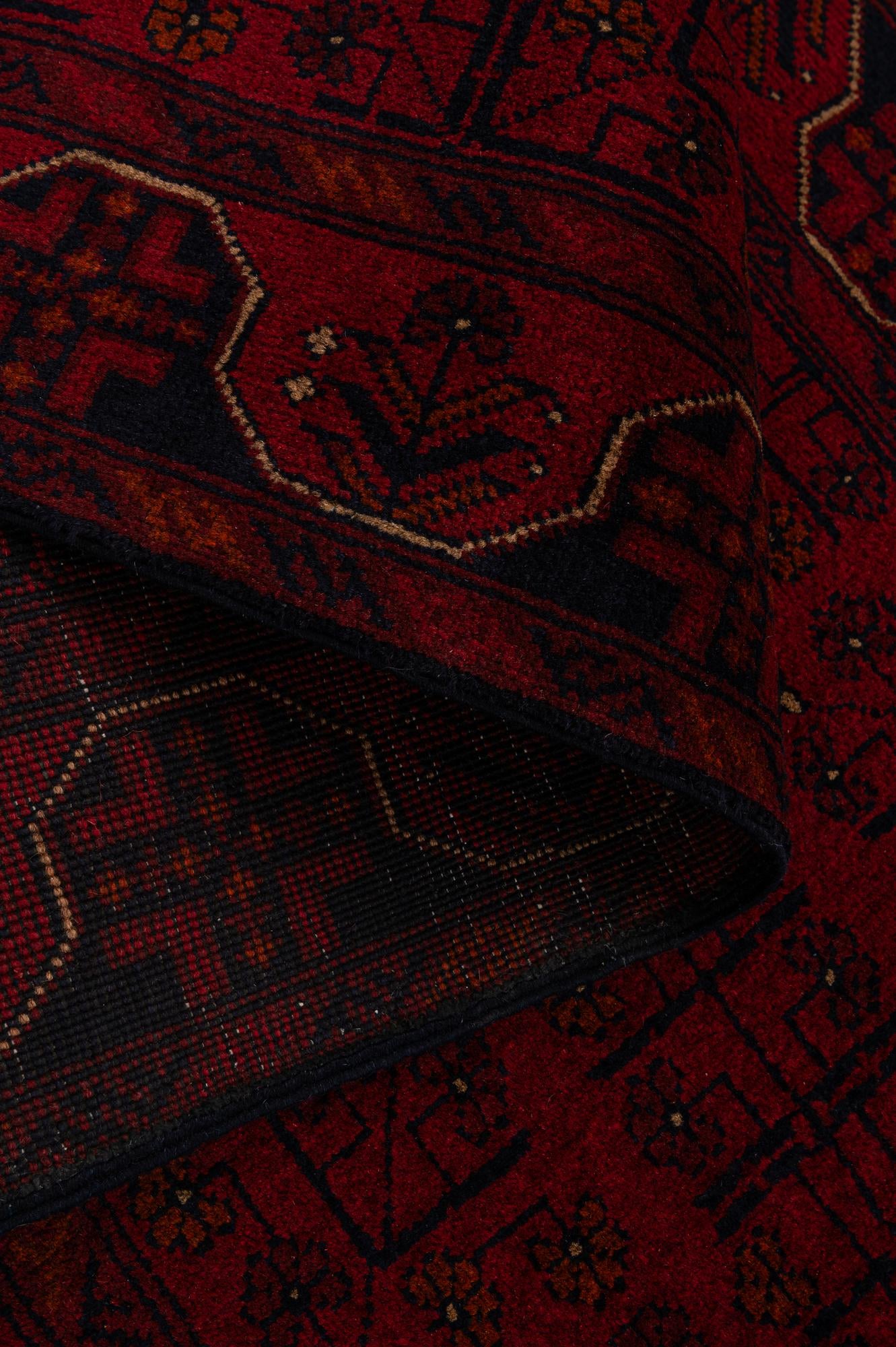 2' 7 x 9' 8 Hand Knotted Khal Mohammadi Wool Runner Rug
