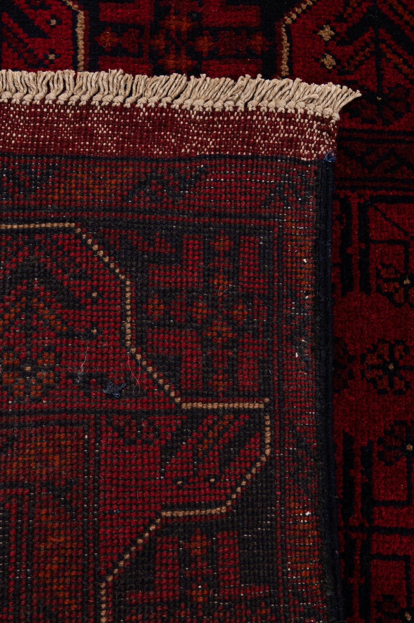 2' 7 x 9' 8 Hand Knotted Khal Mohammadi Wool Runner Rug