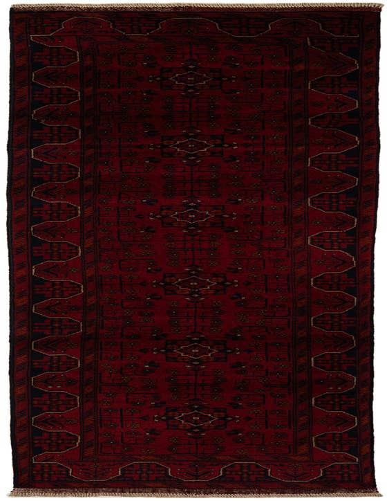 Detail image of 2' 7 x 9' 8 Hand Knotted Khal Mohammadi Wool Runner Rug