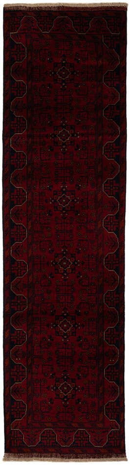 Detail image of 2' 7 x 9' 8 Hand Knotted Khal Mohammadi Wool Runner Rug