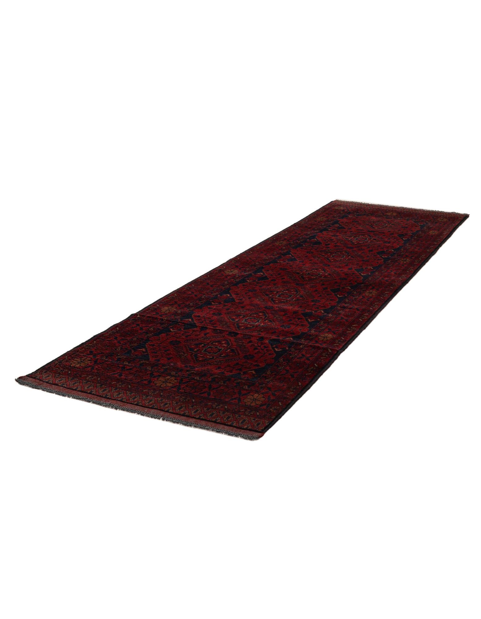 2' 9 x 9' 10 Hand Knotted Khal Mohammadi Wool Runner Rug