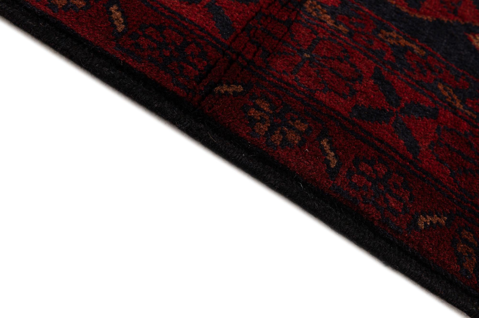 2' 9 x 9' 10 Hand Knotted Khal Mohammadi Wool Runner Rug