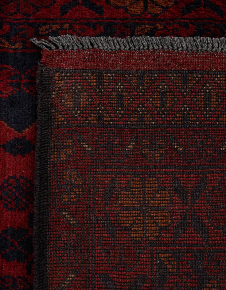 Detail image of 2' 9 x 9' 10  Hand Knotted Khal Mohammadi Wool Runner Rug