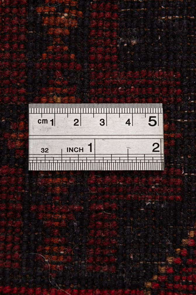 2' 10 x 9' 5 Hand Knotted Khal Mohammadi Wool Runner Rug