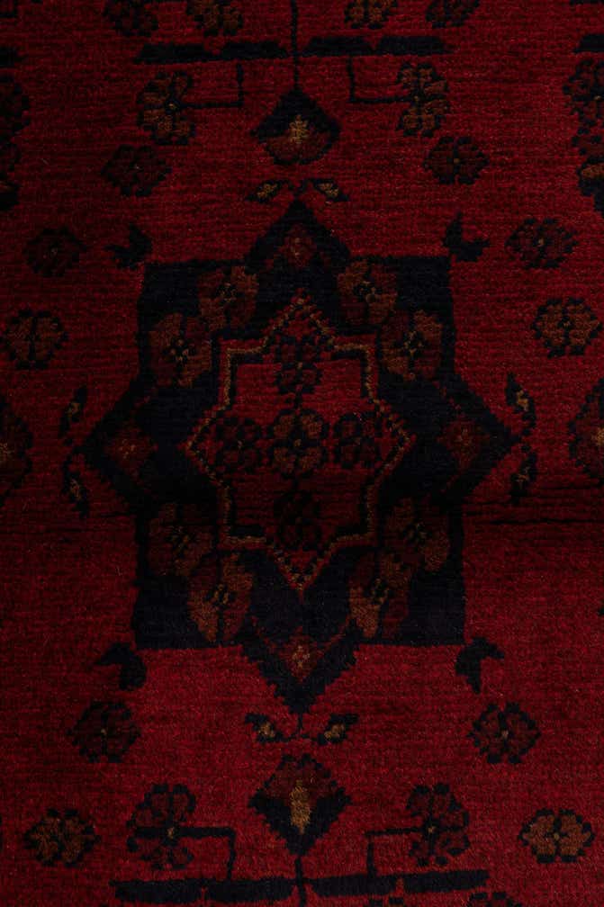 2' 10 x 9' 5 Hand Knotted Khal Mohammadi Wool Runner Rug