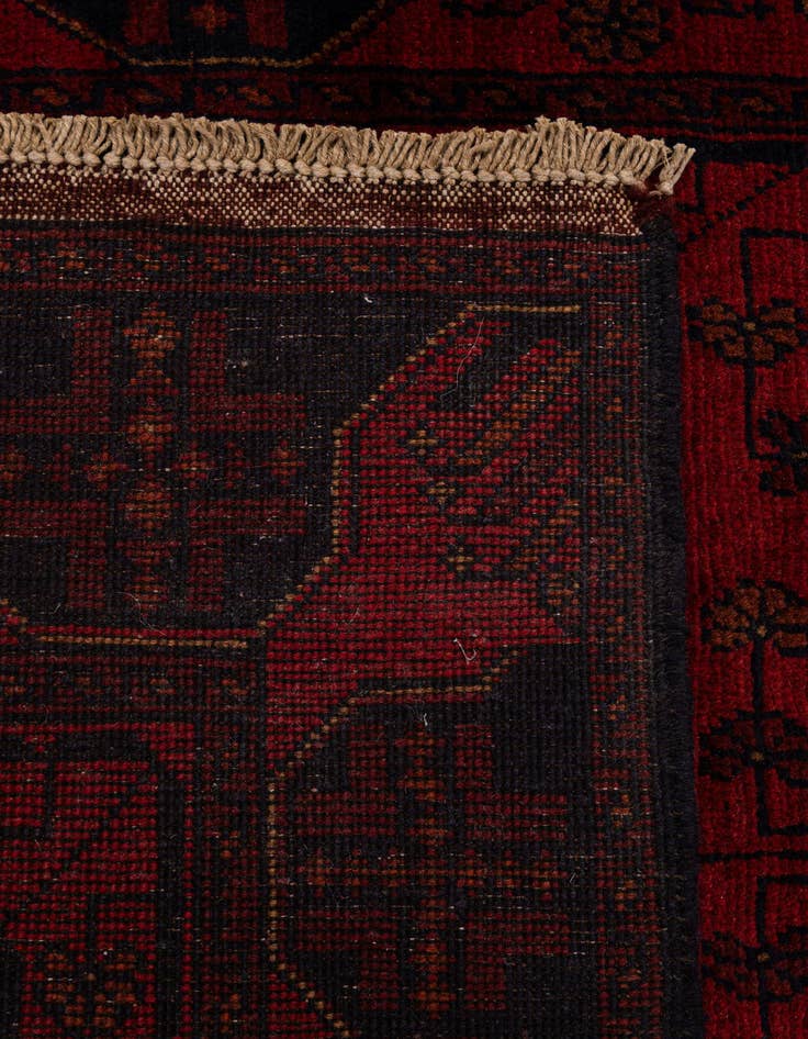 Detail image of 2' 10 x 9' 5  Hand Knotted Khal Mohammadi Wool Runner Rug