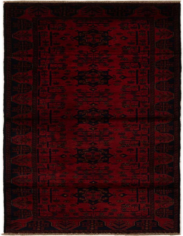 Detail image of 2' 10 x 9' 5 Hand Knotted Khal Mohammadi Wool Runner Rug