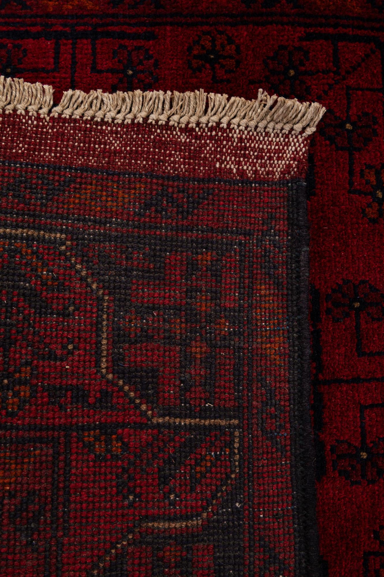 2' 8 x 9' 8 Hand Knotted Khal Mohammadi Wool Runner Rug