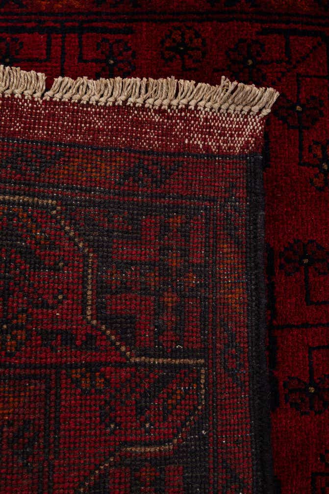 2' 8 x 9' 8 Hand Knotted Khal Mohammadi Wool Runner Rug