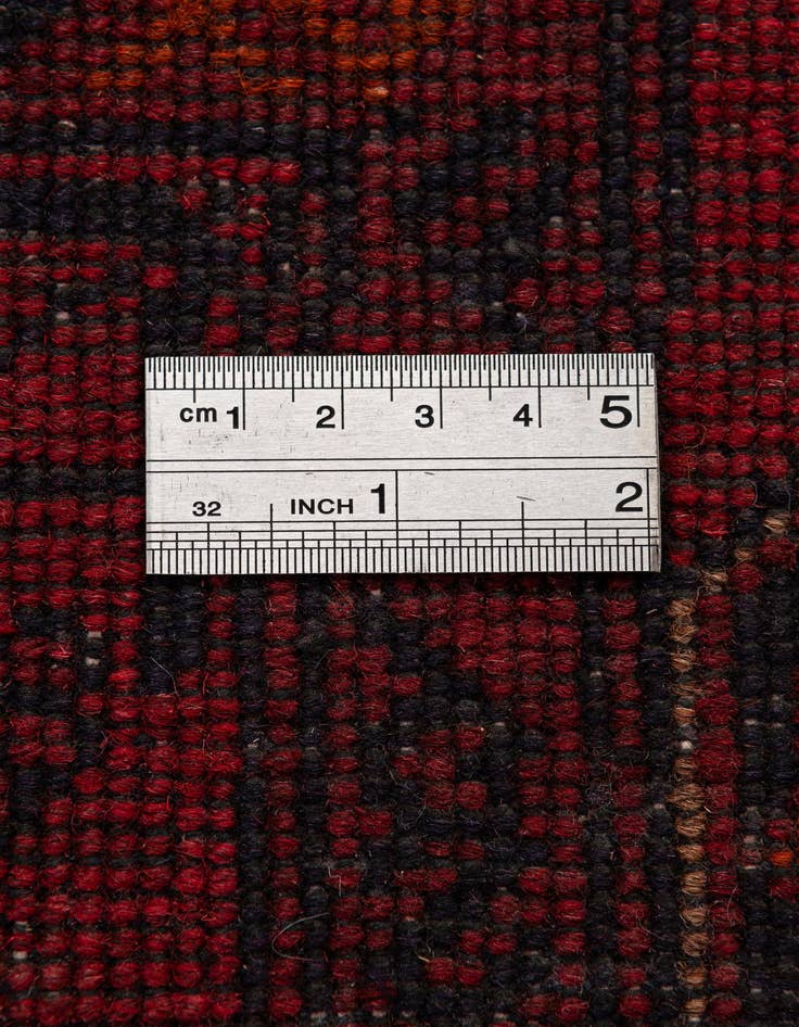 Detail image of 2' 8 x 9' 8  Hand Knotted Khal Mohammadi Wool Runner Rug