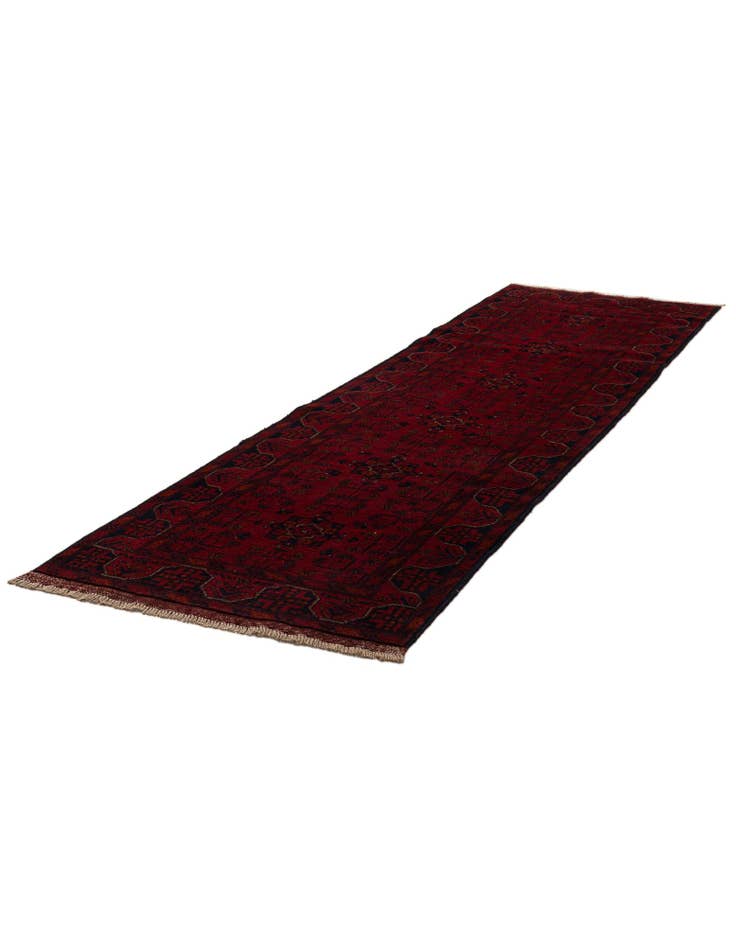 Detail image of 2' 8 x 9' 8 Hand Knotted Khal Mohammadi Wool Runner Rug