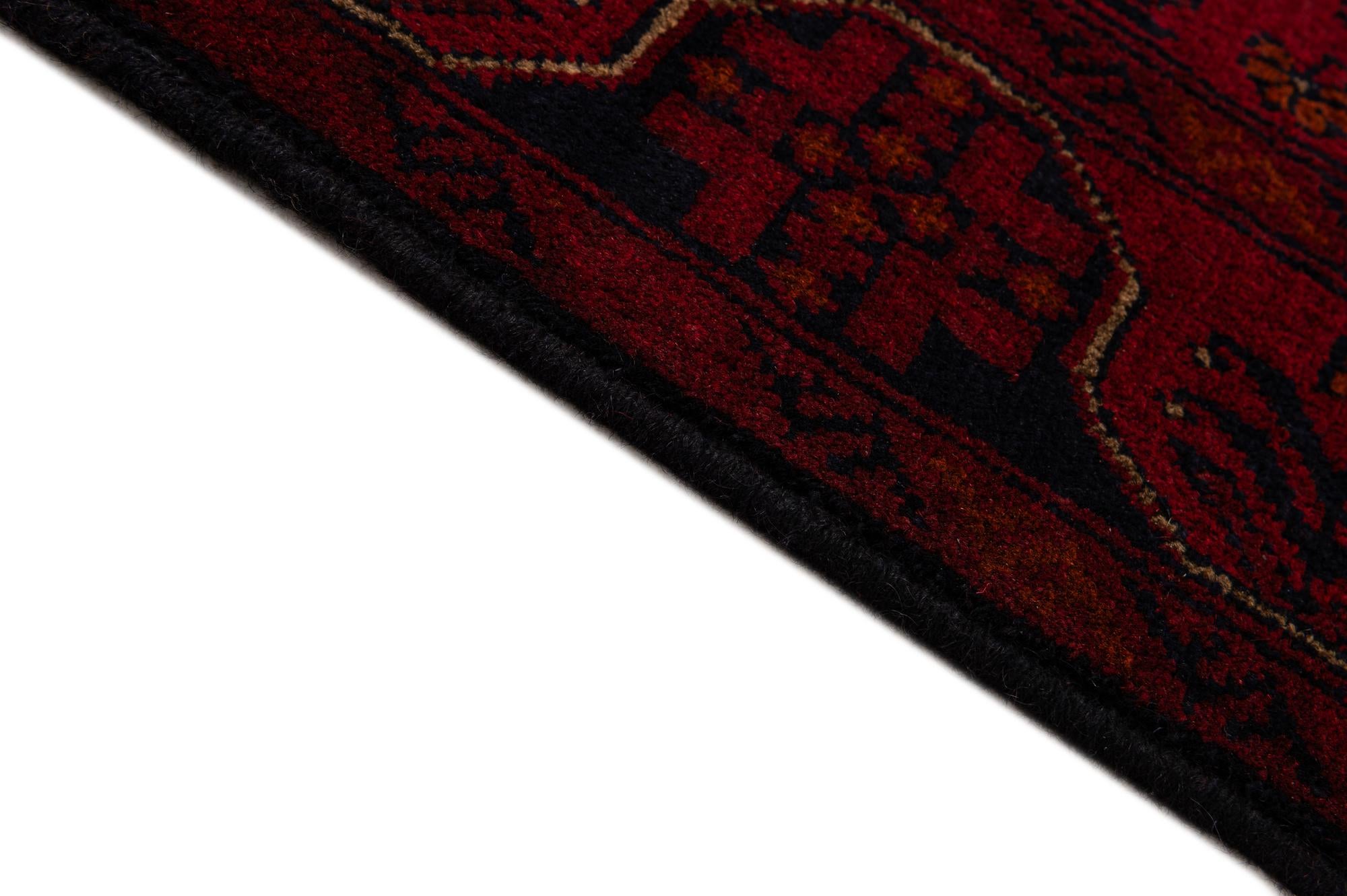 2' 8 x 9' 8 Hand Knotted Khal Mohammadi Wool Runner Rug