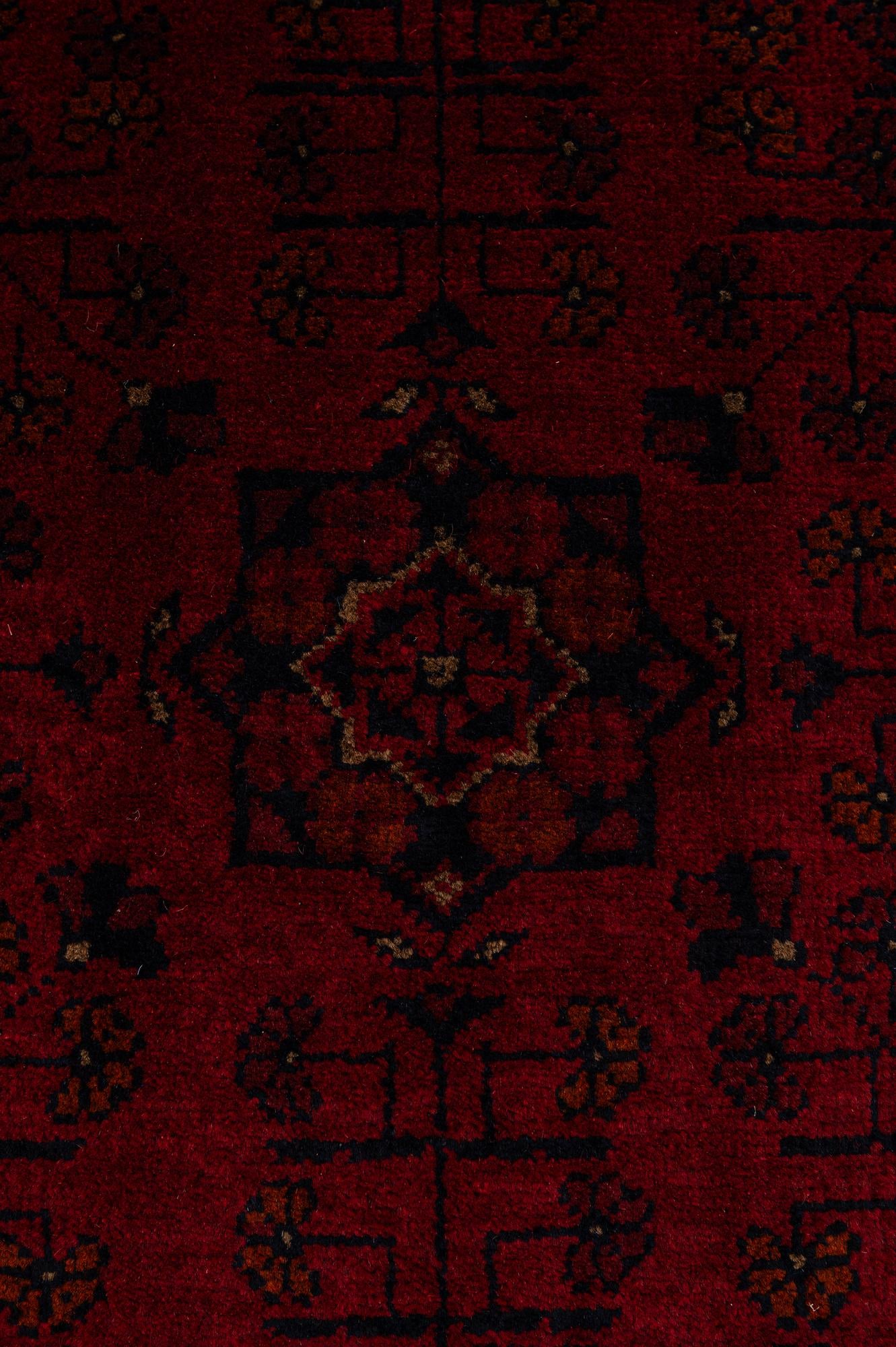 2' 8 x 9' 8 Hand Knotted Khal Mohammadi Wool Runner Rug