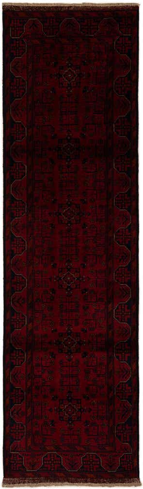2' 8 x 9' 8 Hand Knotted Khal Mohammadi Wool Runner Rug