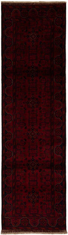 Detail image of 2' 8 x 9' 8 Hand Knotted Khal Mohammadi Wool Runner Rug