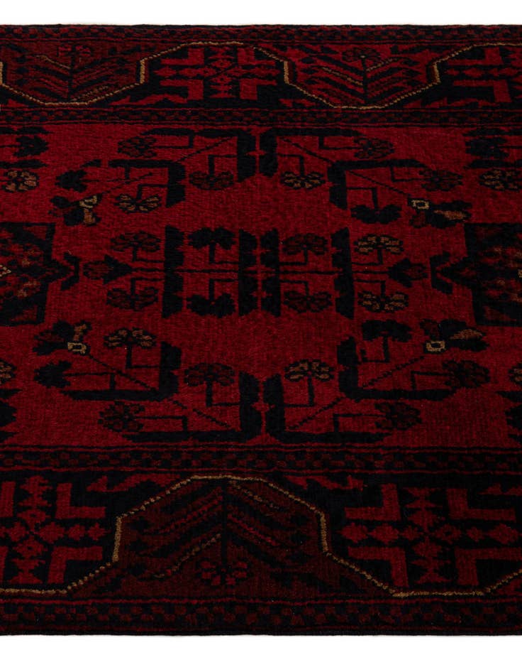 Detail image of 2' 8 x 9' 10  Hand Knotted Khal Mohammadi Wool Runner Rug