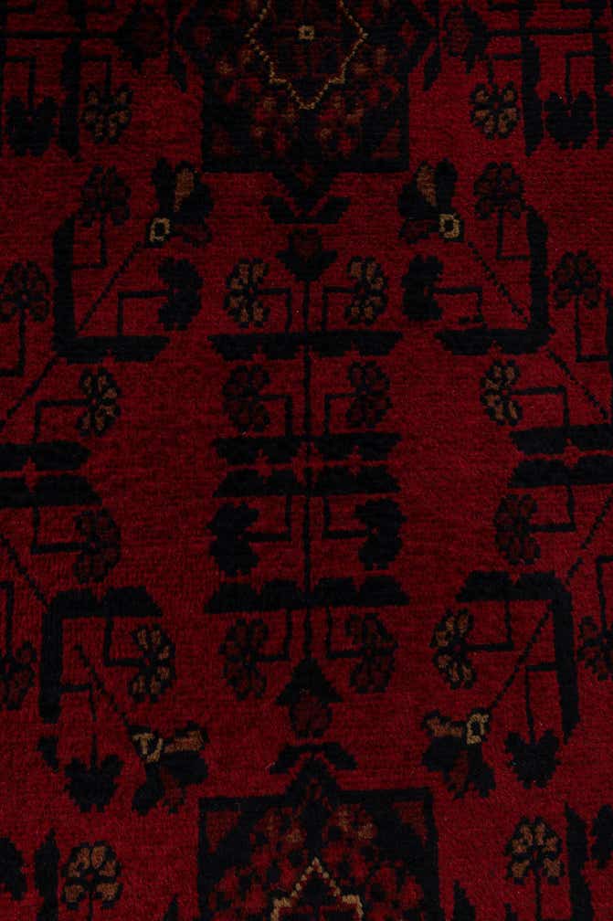 2' 8 x 9' 10 Hand Knotted Khal Mohammadi Wool Runner Rug