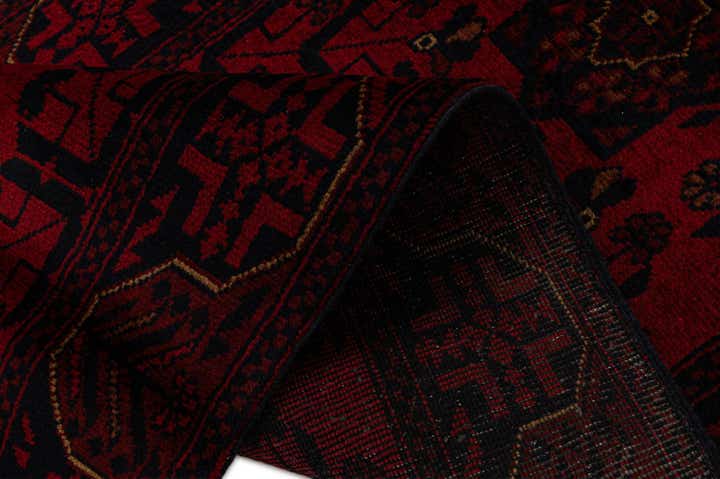 2' 8 x 9' 10 Hand Knotted Khal Mohammadi Wool Runner Rug