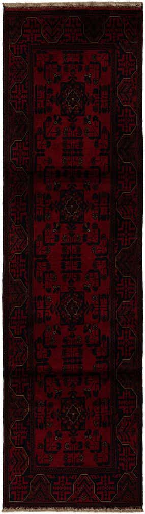 2' 8 x 9' 10 Hand Knotted Khal Mohammadi Wool Runner Rug