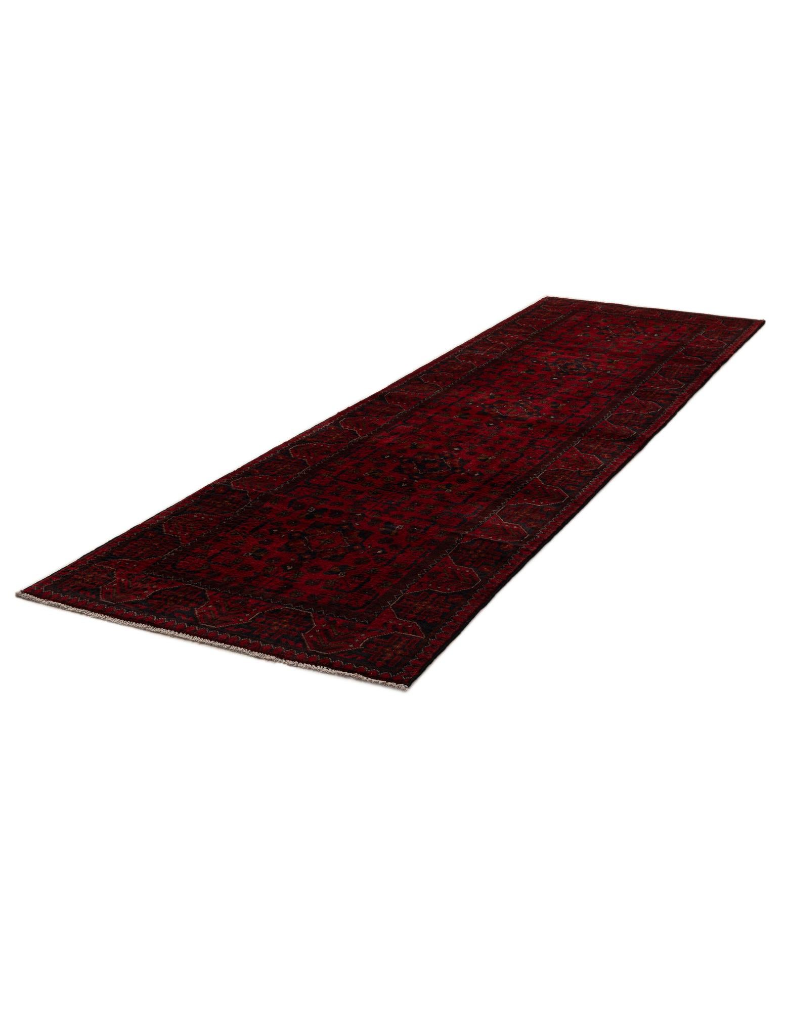 2' 9 x 9' 9 Hand Knotted Khal Mohammadi Wool Runner Rug