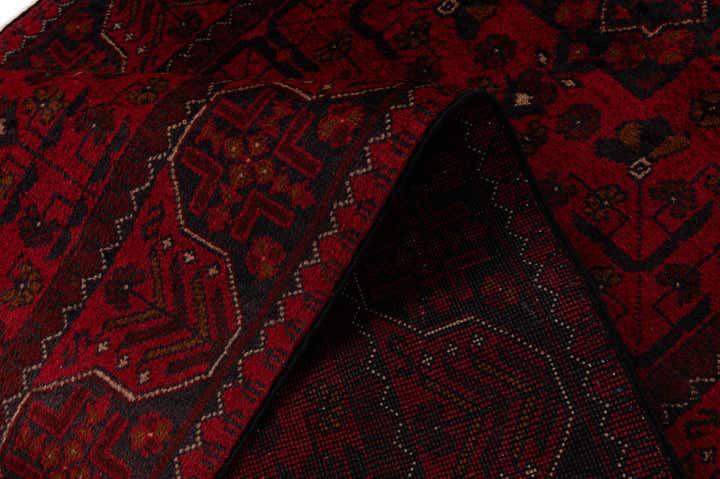 2' 9 x 9' 9 Hand Knotted Khal Mohammadi Wool Runner Rug