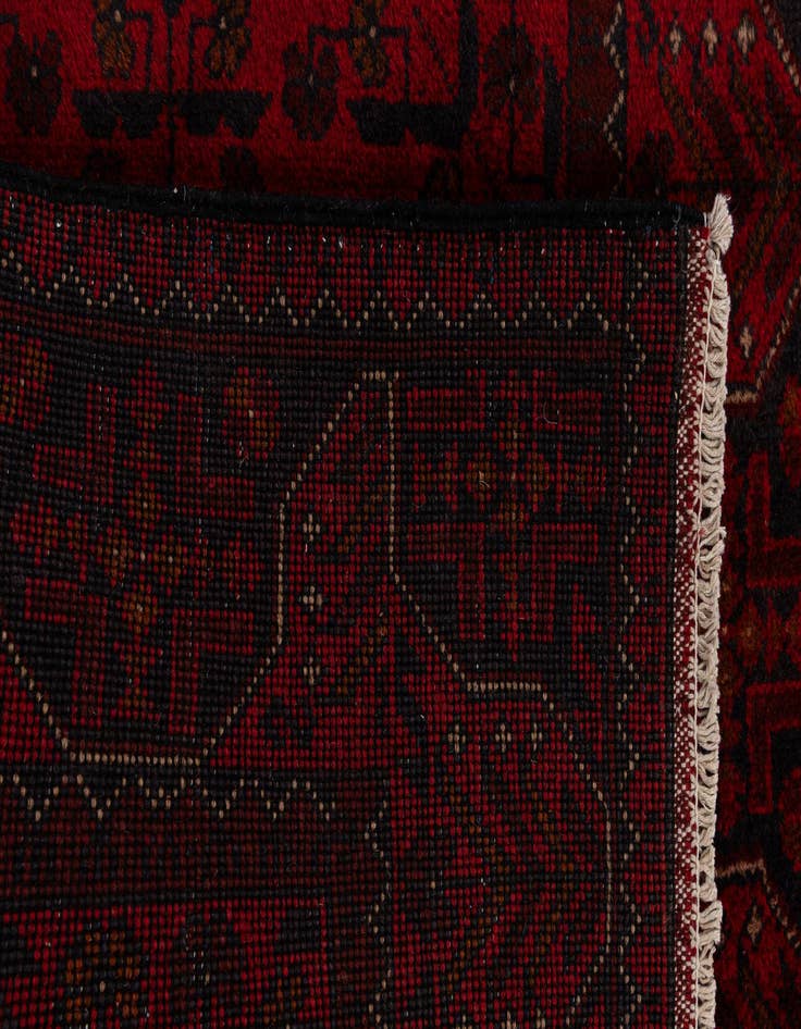 Detail image of 2' 9 x 9' 9  Hand Knotted Khal Mohammadi Wool Runner Rug