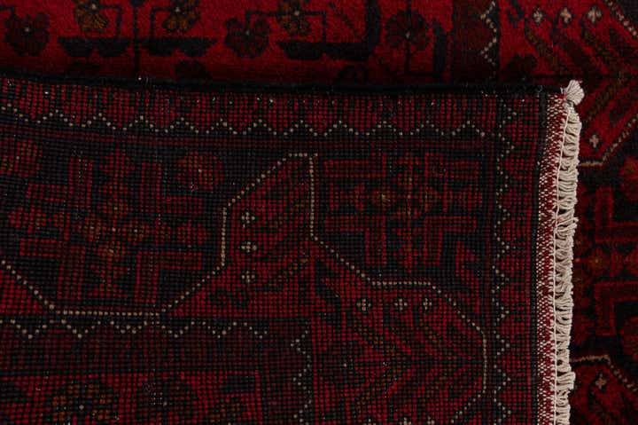 2' 9 x 9' 9 Hand Knotted Khal Mohammadi Wool Runner Rug