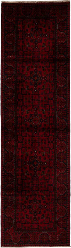 Detail image of 2' 9 x 9' 9 Hand Knotted Khal Mohammadi Wool Runner Rug