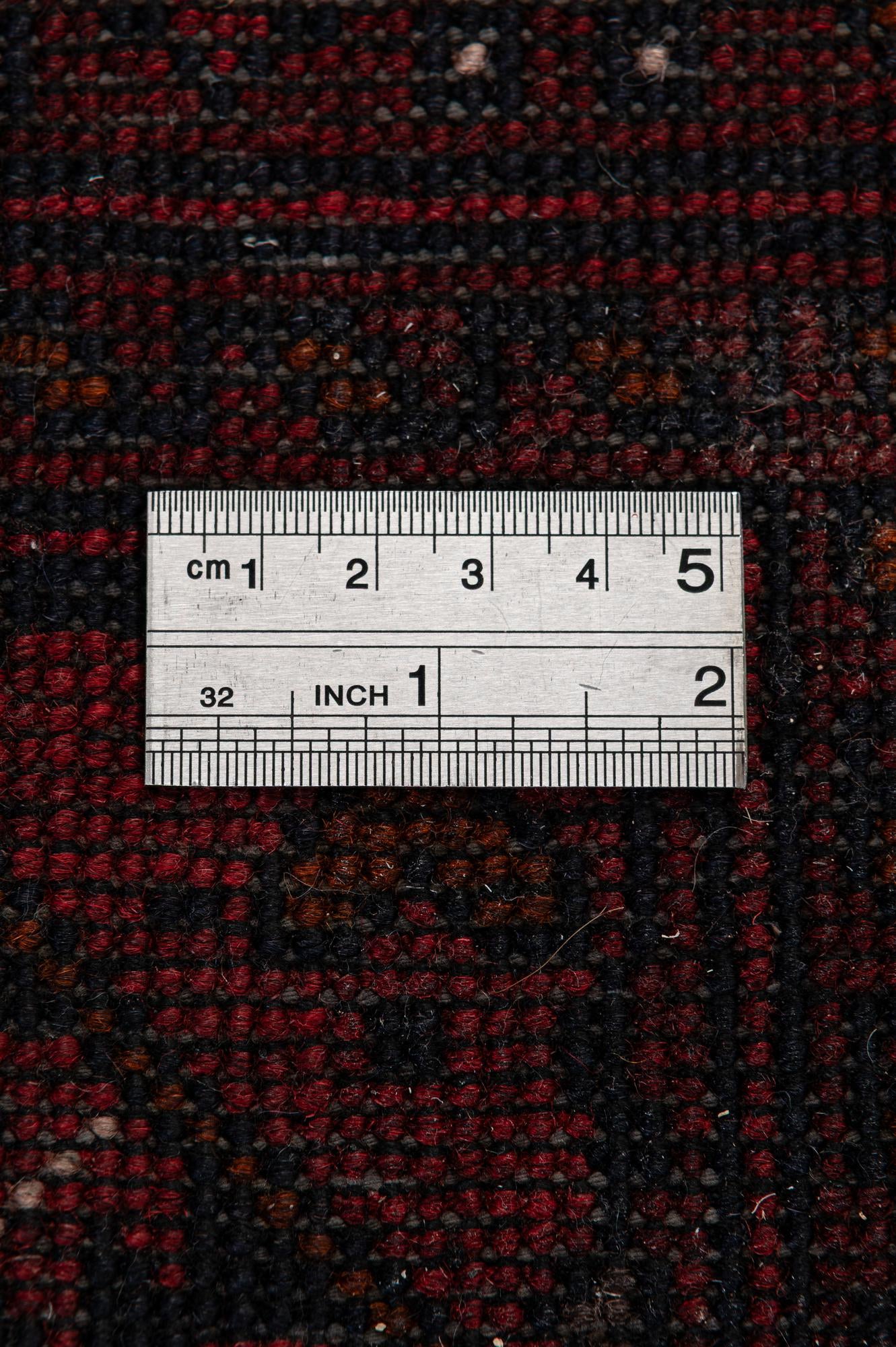 2' 9 x 12' 4 Hand Knotted Khal Mohammadi Wool Runner Rug