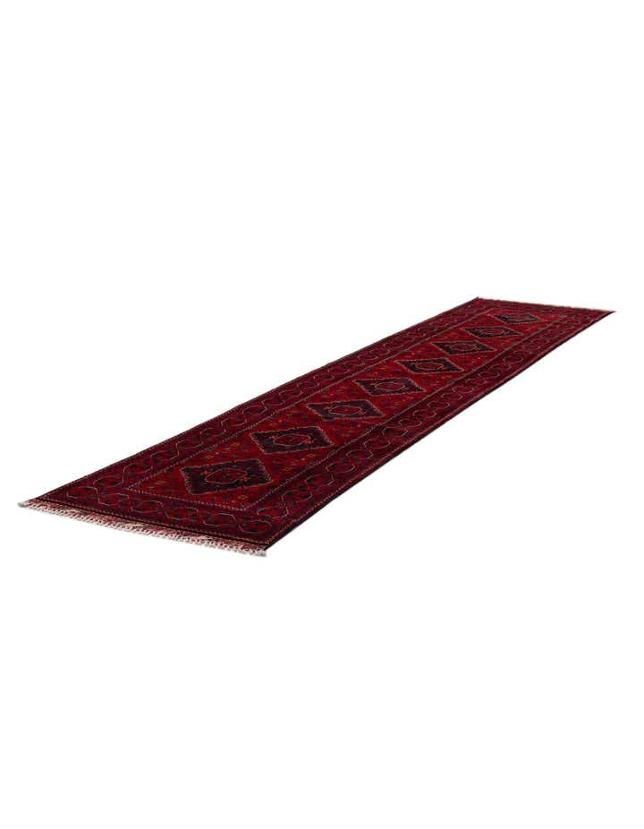 2' 9 x 12' 4 Hand Knotted Khal Mohammadi Wool Runner Rug