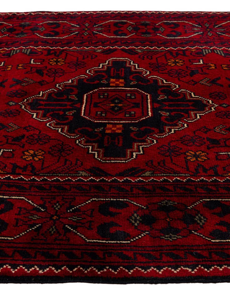 Detail image of 2' 9 x 12' 4  Hand Knotted Khal Mohammadi Wool Runner Rug