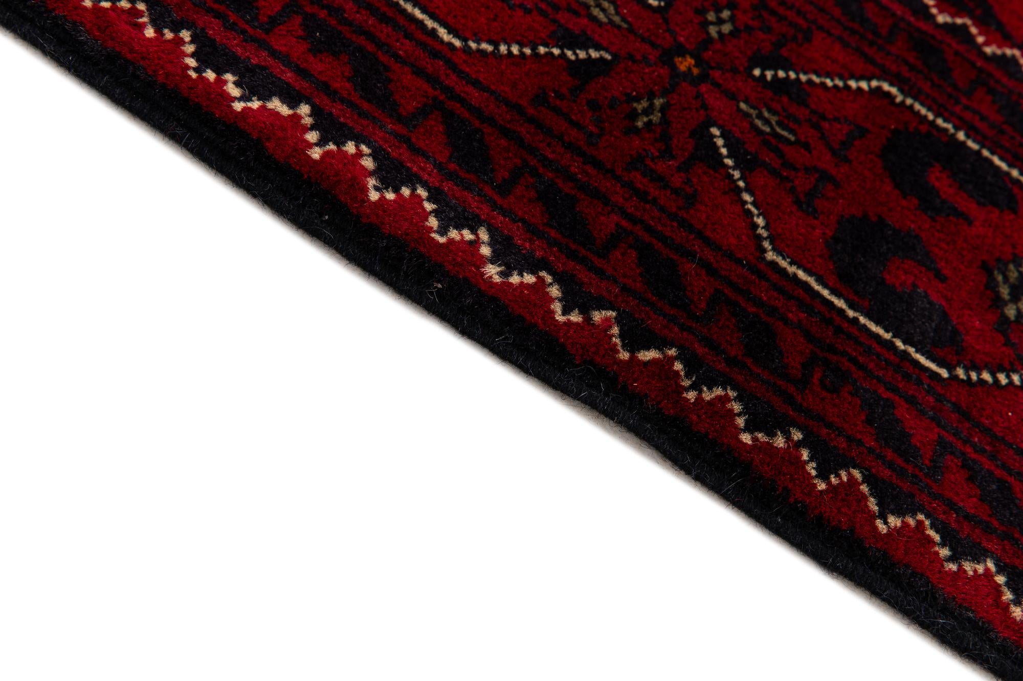 2' 9 x 12' 4 Hand Knotted Khal Mohammadi Wool Runner Rug