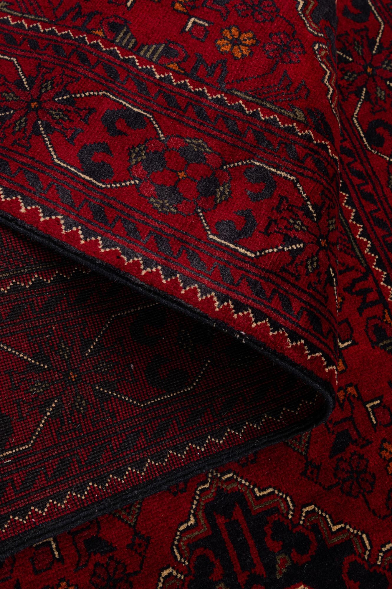 2' 9 x 12' 4 Hand Knotted Khal Mohammadi Wool Runner Rug