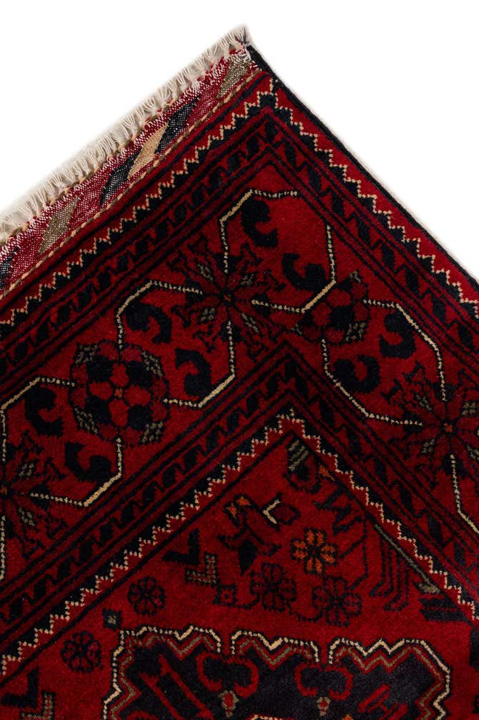 2' 9 x 12' 4 Hand Knotted Khal Mohammadi Wool Runner Rug