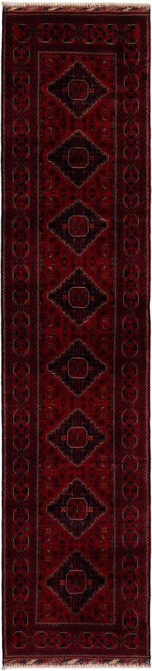 Detail image of 2' 9 x 12' 4 Hand Knotted Khal Mohammadi Wool Runner Rug