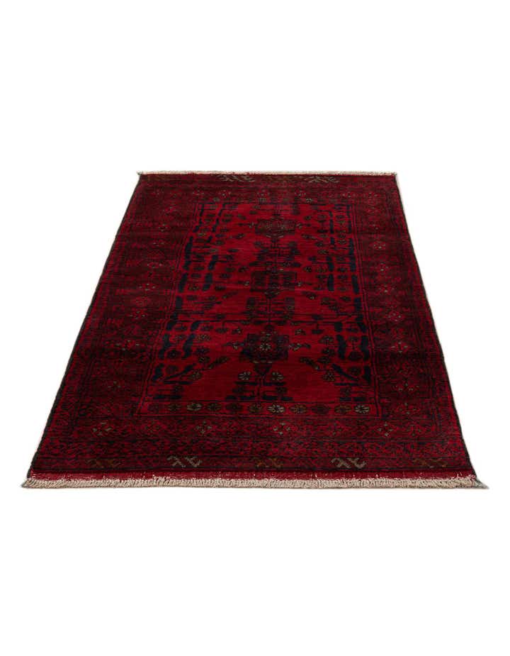 2' 10 x 5' 11 Hand Knotted Khal Mohammadi Wool Runner Rug