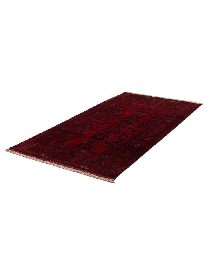 2' 10 x 5' 11 Hand Knotted Khal Mohammadi Wool Runner Rug