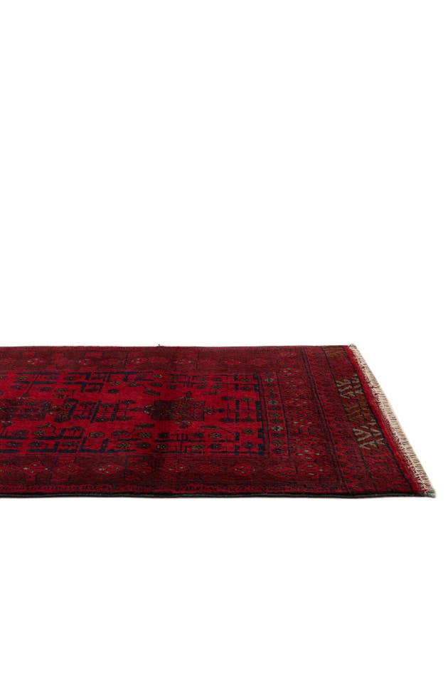Detail image of 2' 10 x 5' 11 Hand Knotted Khal Mohammadi Wool Runner Rug