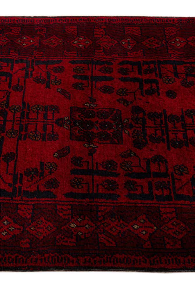 2' 10 x 5' 11 Hand Knotted Khal Mohammadi Wool Runner Rug