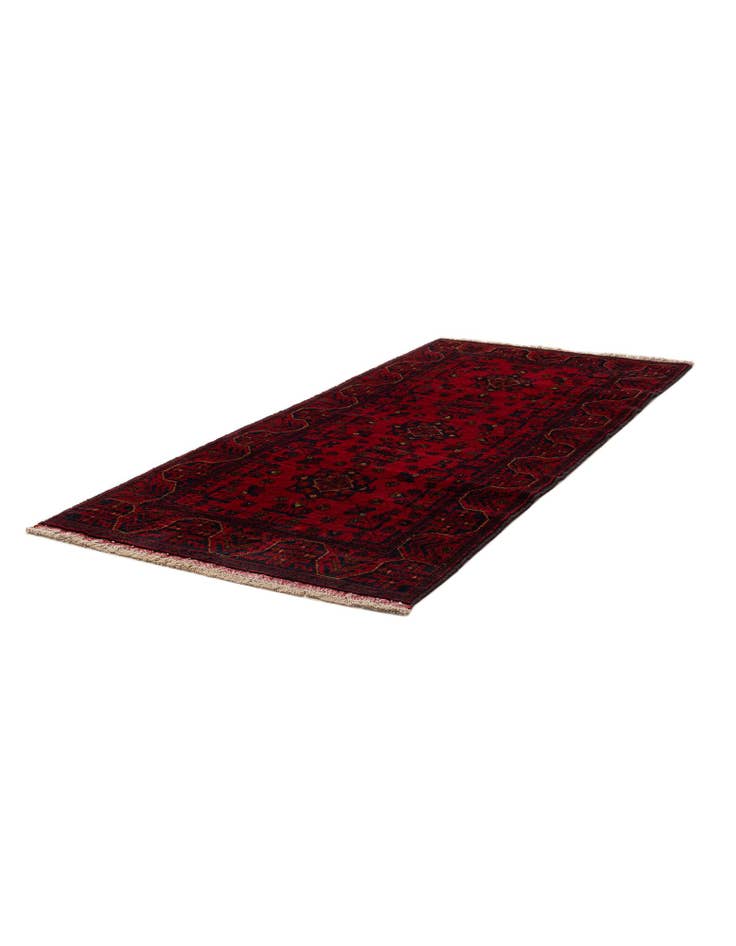 Detail image of 2' 10 x 6' 4 Hand Knotted Khal Mohammadi Wool Runner Rug