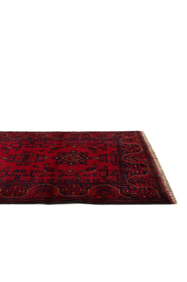 Detail image of 2' 10 x 6' 4 Hand Knotted Khal Mohammadi Wool Runner Rug