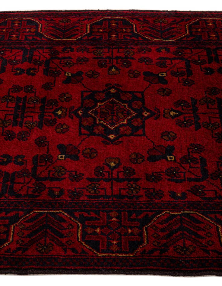Detail image of 2' 10 x 6' 4  Hand Knotted Khal Mohammadi Wool Runner Rug