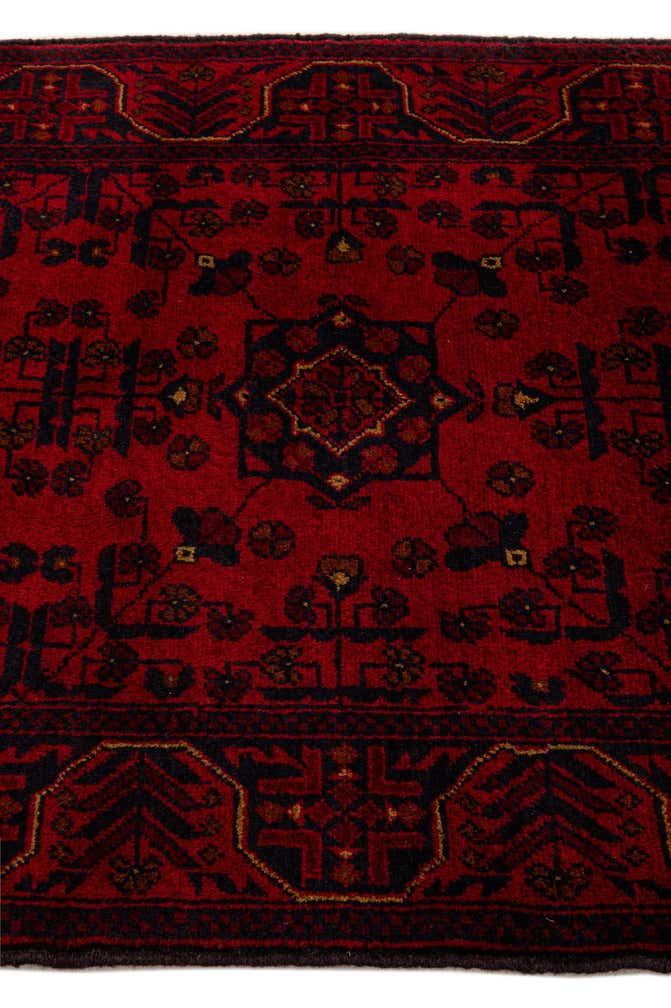 2' 10 x 6' 4 Hand Knotted Khal Mohammadi Wool Runner Rug