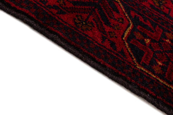 Detail image of 2' 10 x 6' 4 Hand Knotted Khal Mohammadi Wool Runner Rug